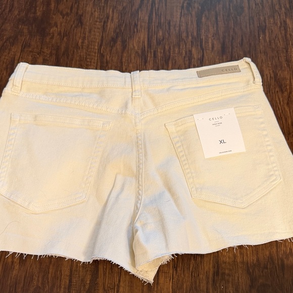 Judy Blue Women's Jean Shorts in Blue, Black, and White - Picture 13 of 16